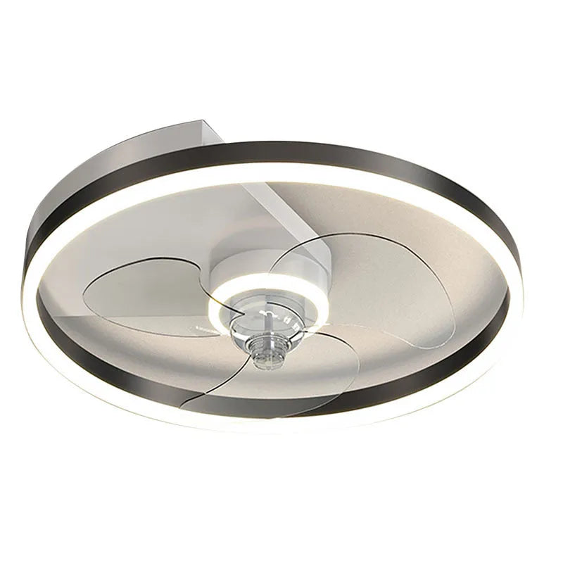 Simple modern Nordic style LED ceiling light for a children's room with iron body.