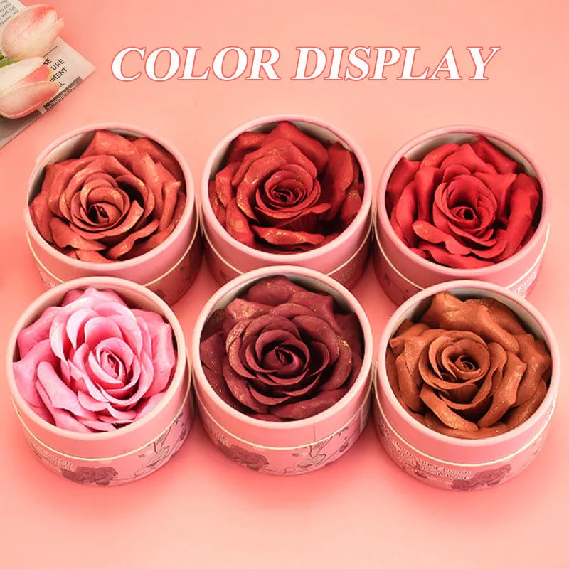 Blusher powder compact 4g with six shades 01-06 for natural complexion nude makeup