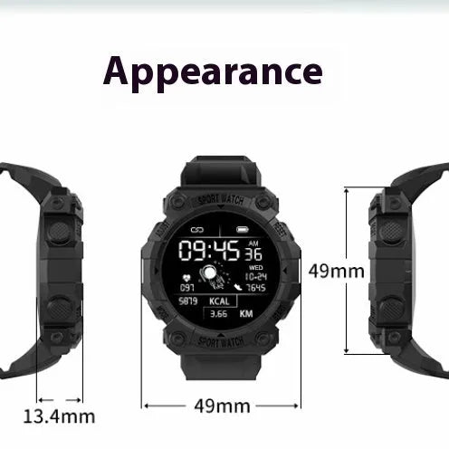 Spaceman FD68S smart bracelet for ladies with 1.44 inch colour TFT touch screen, pink colour option