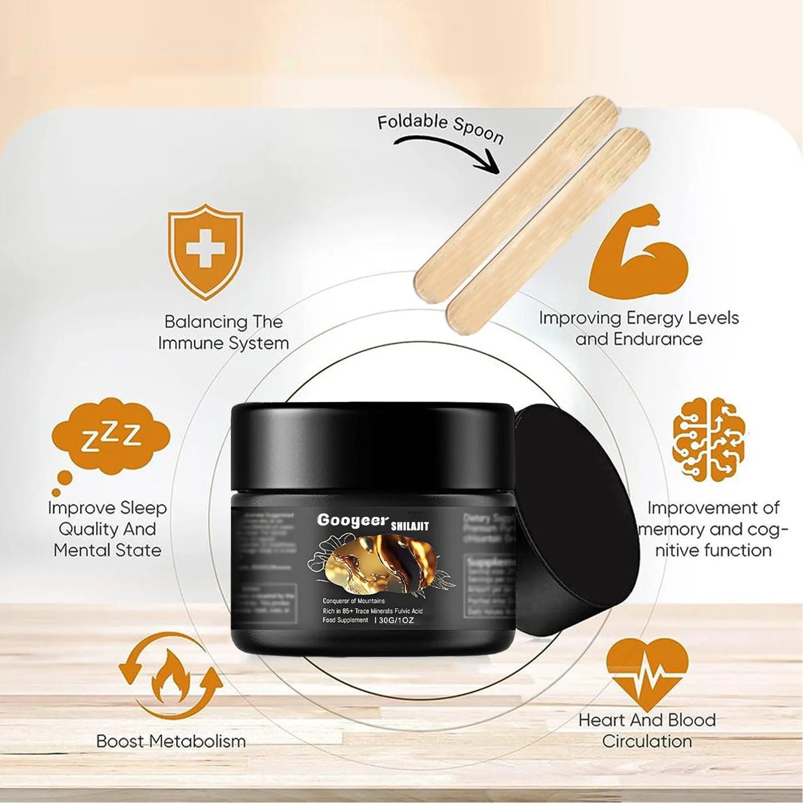 30g body care cream jar for skin vitality supplement