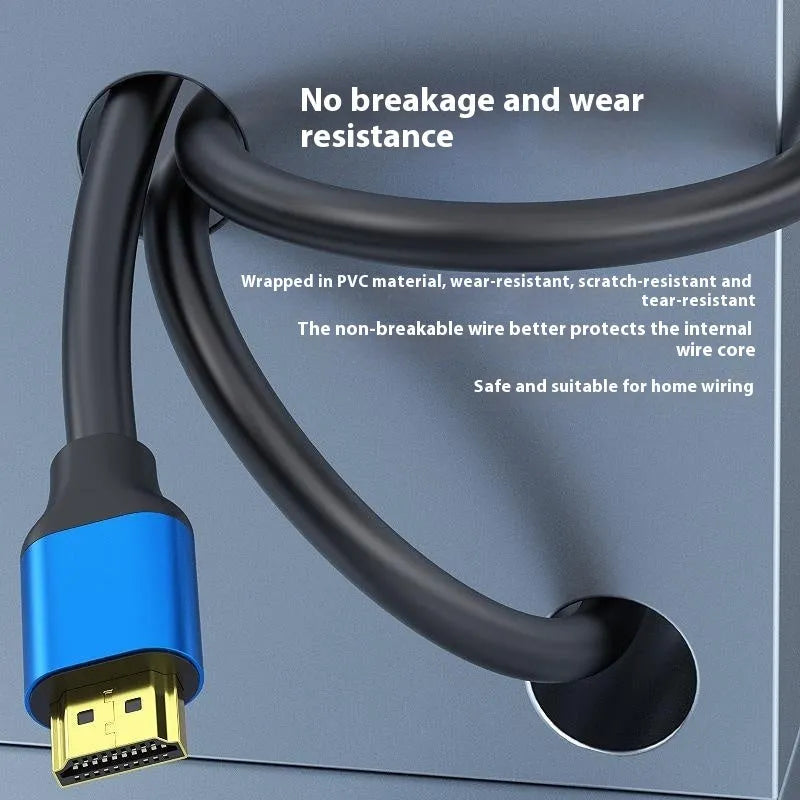 1.5 metre HDMI cable with gold-plated aluminium alloy connectors for computer and TV connections