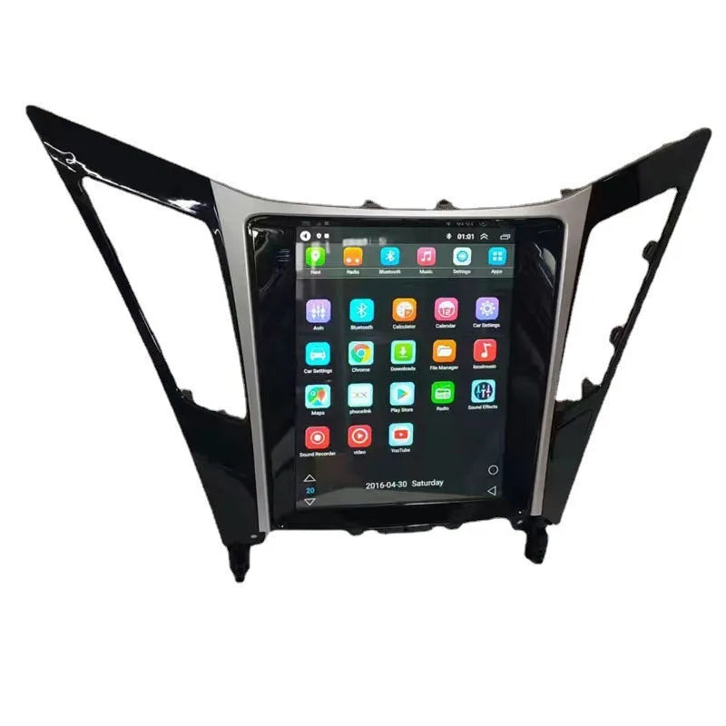 Vertical 9.7 inch Android smart car navigation system for Hyundai Sonata 2008 dashboard