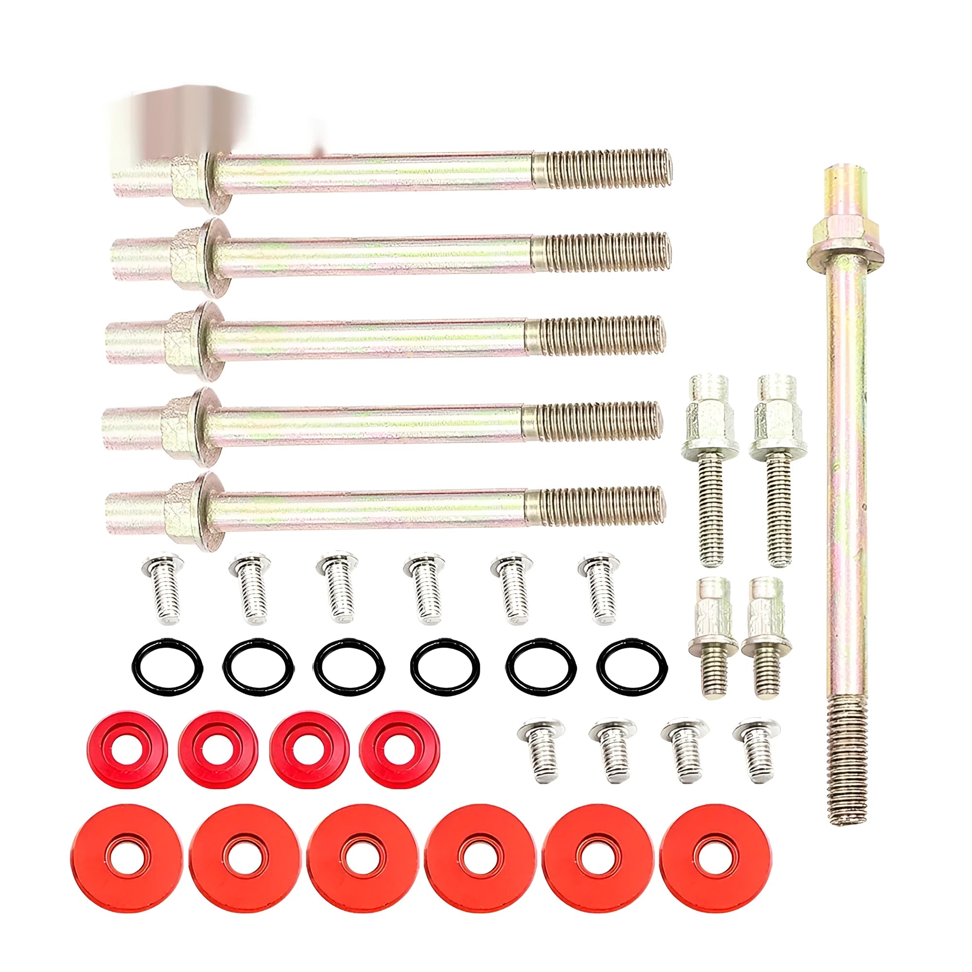 Aluminium alloy engine gasket kit for Honda Civic K Series in black, blue, red, silver colours.