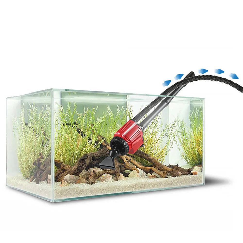 N28 automatic aquarium cleaning machine with sand suction device for fish tank maintenance