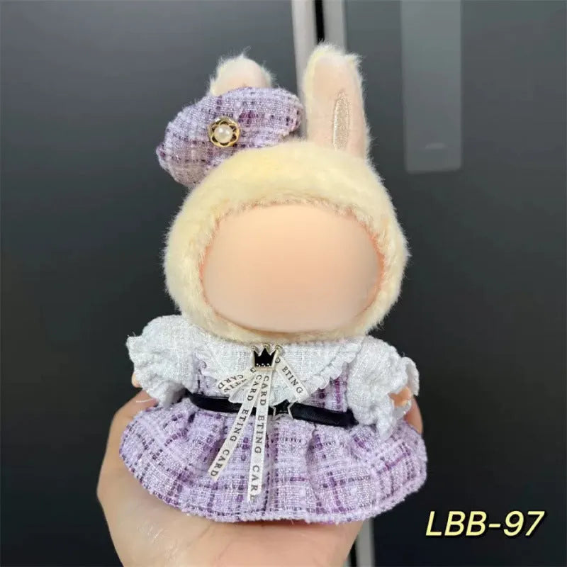 Plastic doll costume for a 17cm tall vinyl figurine from the LBB style series.