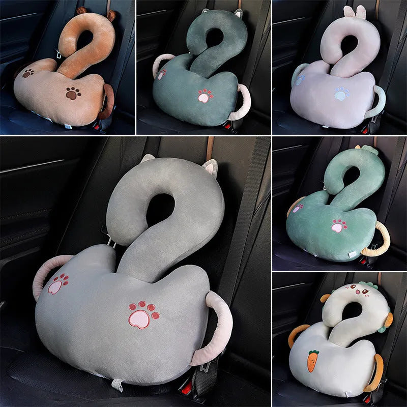 65x65cm cartoon animal hug cushion pillow with question mark designs in six colour options