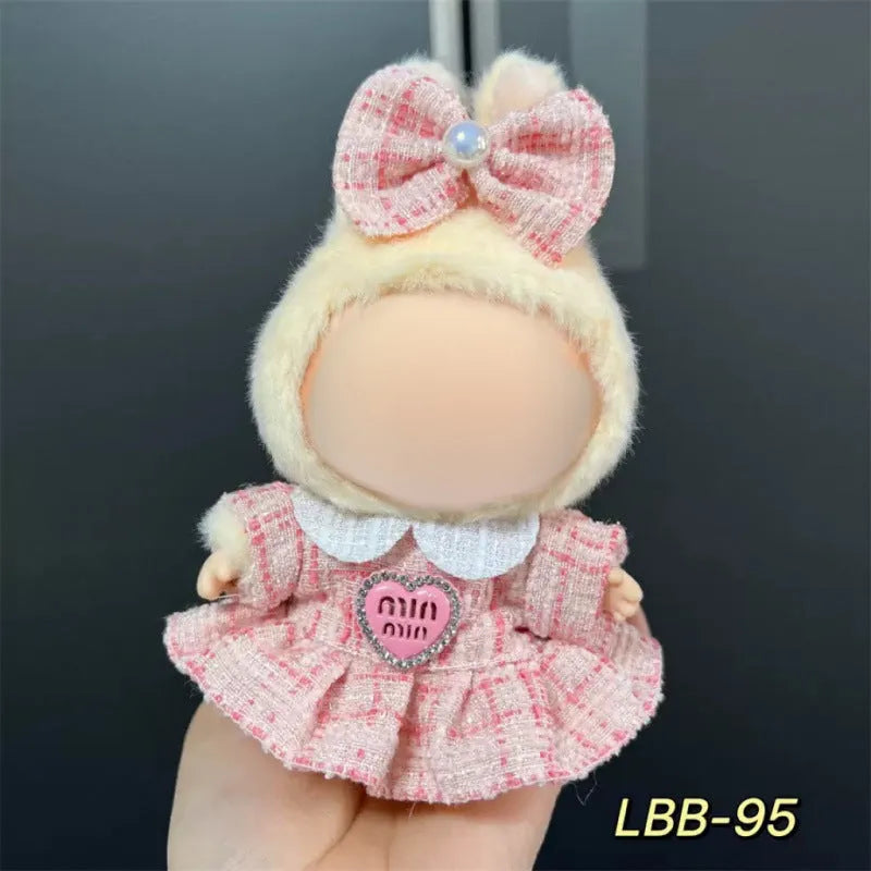 Plastic doll costume for a 17cm tall vinyl figurine from the LBB style series.