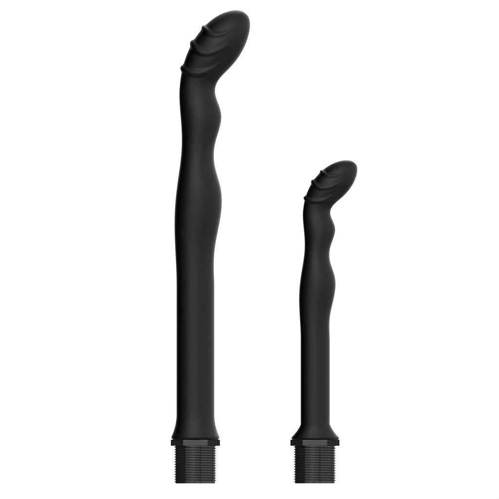 A black silicone hosepipe flusher tube for washing and cleaning tasks.