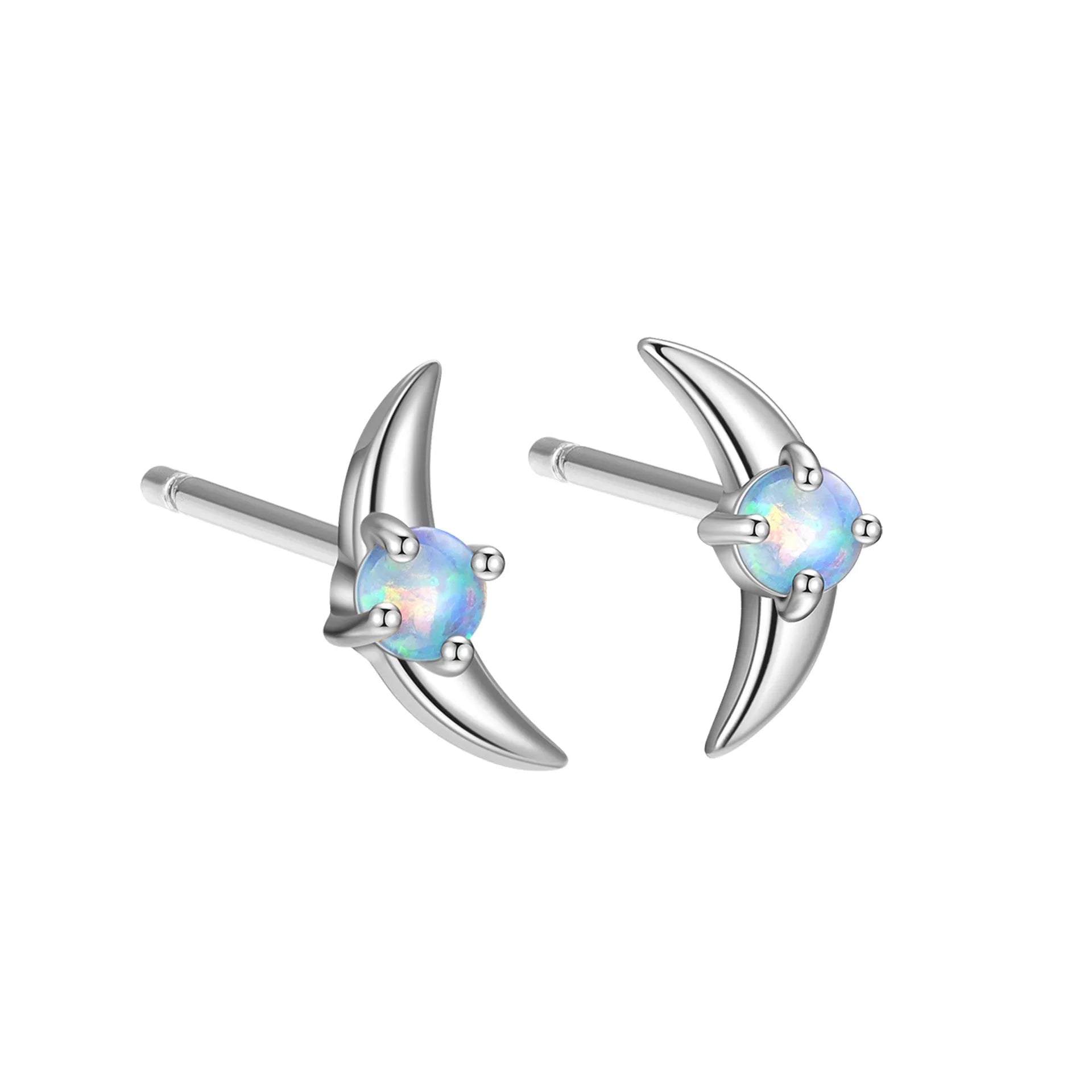 A pair of women's geometric drop earrings made from 925 silver, showing gold and platinum colour options with coloured stone accents.