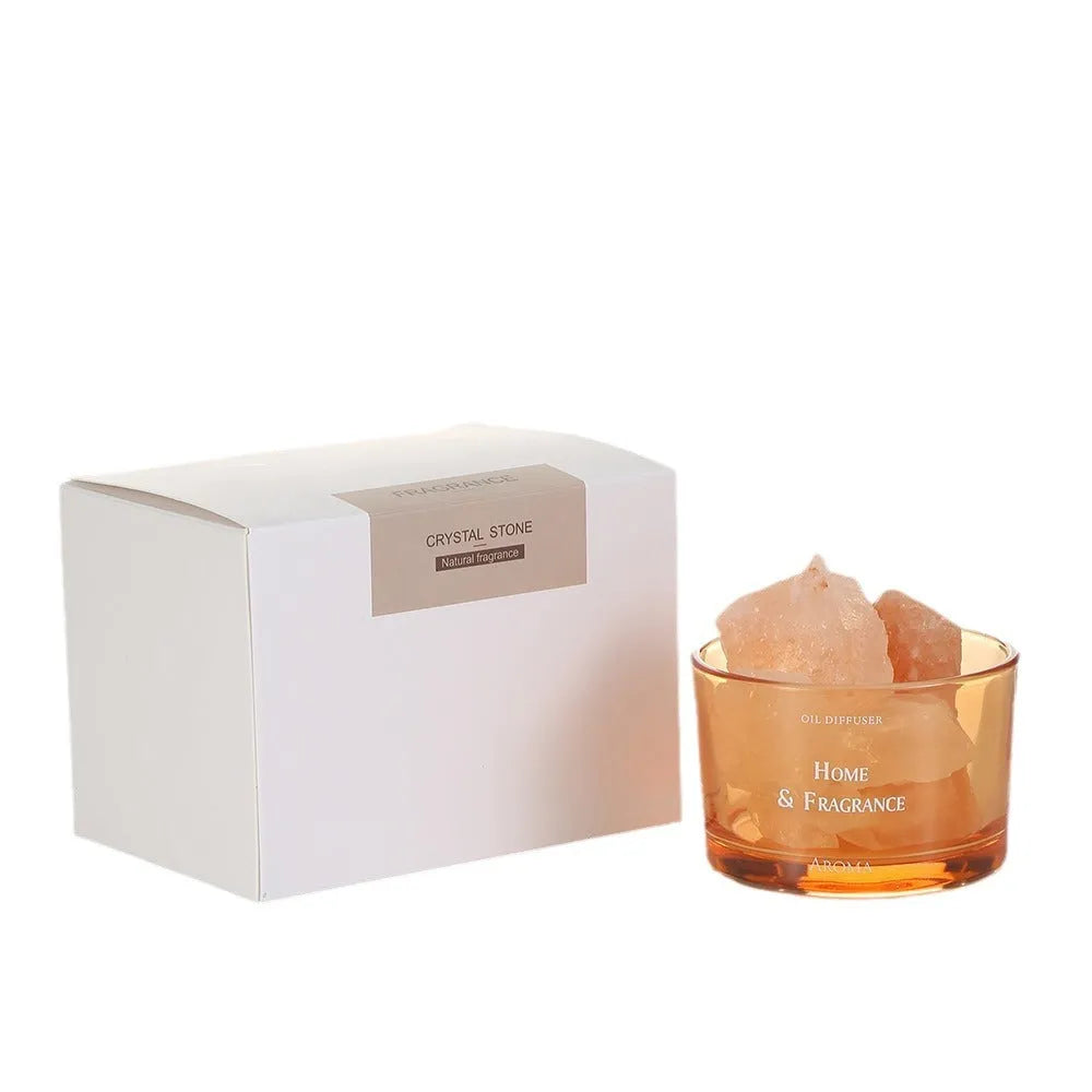 Girls' aromatherapy perfume crystal set with ten small bottles of essential oil in various fragrances.