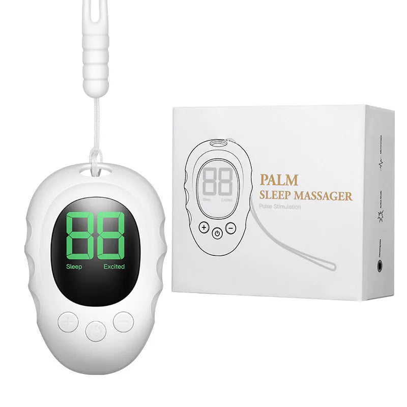 Rechargeable silicone sleep monitor hand grip in white colour with remote control function