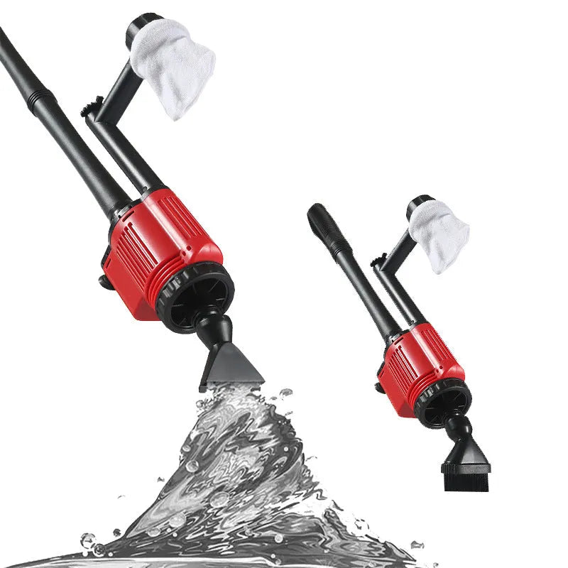 N28 automatic aquarium cleaning machine with sand suction device for fish tank maintenance