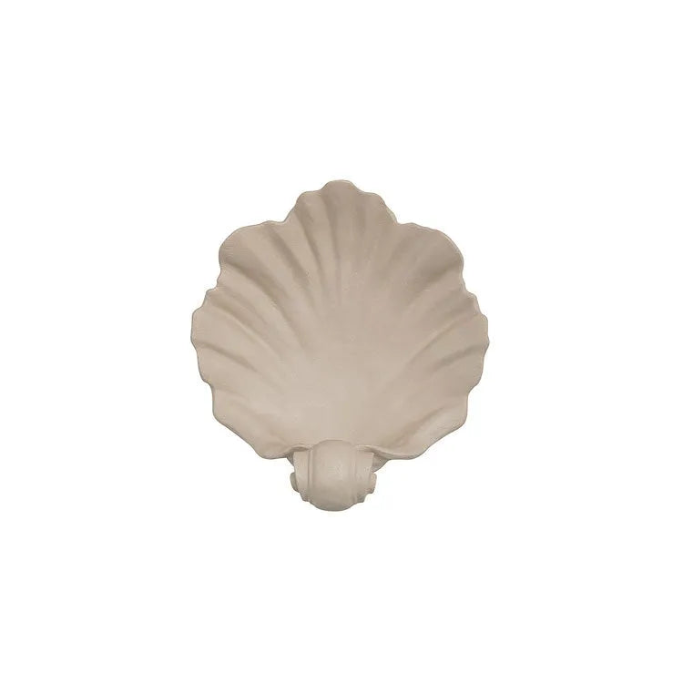 White resin simulation shell fruit plate ornament for decorative home display