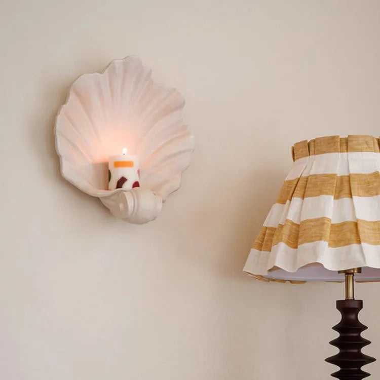 White resin simulation shell fruit plate ornament for decorative home display