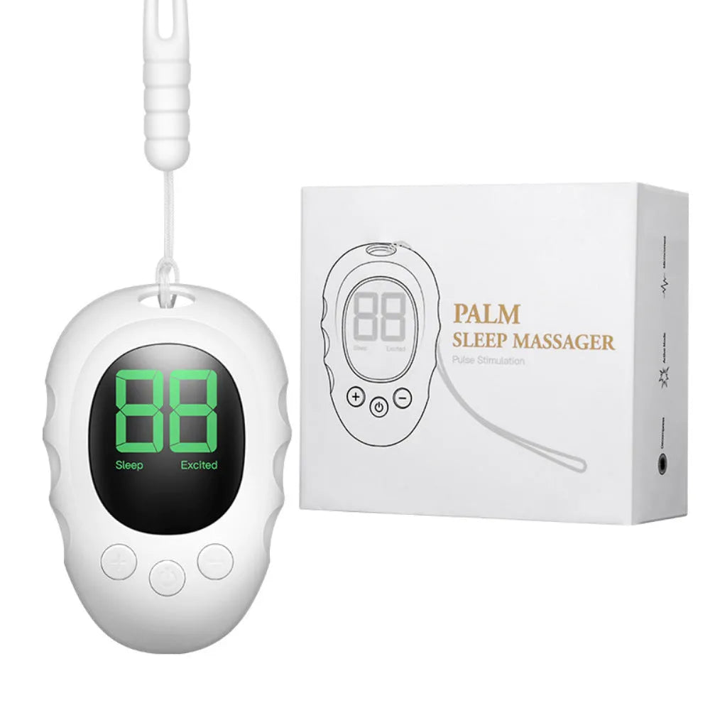 Rechargeable silicone sleep monitor hand grip in white colour with remote control function