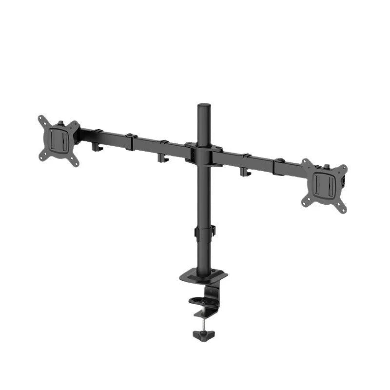 Computer lifting rotating display bracket for 13-32 inch monitors with universal VESA mount