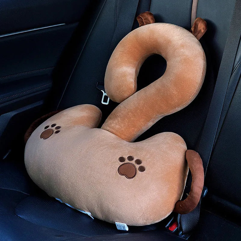 65x65cm cartoon animal hug cushion pillow with question mark designs in six colour options