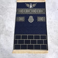 Square embossed thick mat in polyester fibre with crystal velvet finish, solid colour, modern simplicity style
