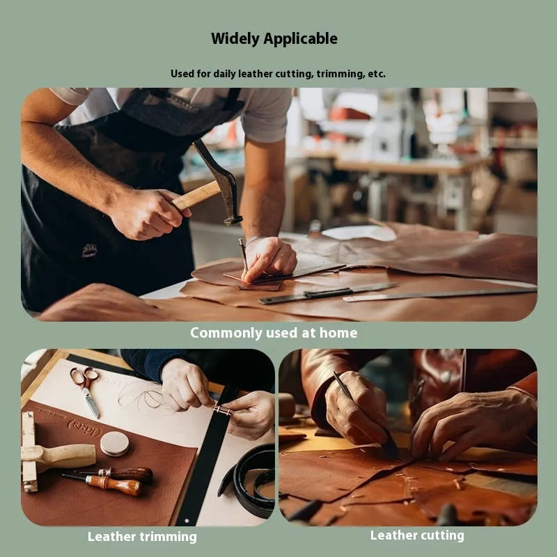Leather tools suit DIY sewing tool set for leather cutting and trimming