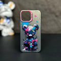 Drop-resistant TPU PC phone case for iPhone featuring an Astronaut colour design with raised edges for screen and lens protection