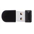 Black rotating USB flash drive with plastic waterproof shell for vehicle use