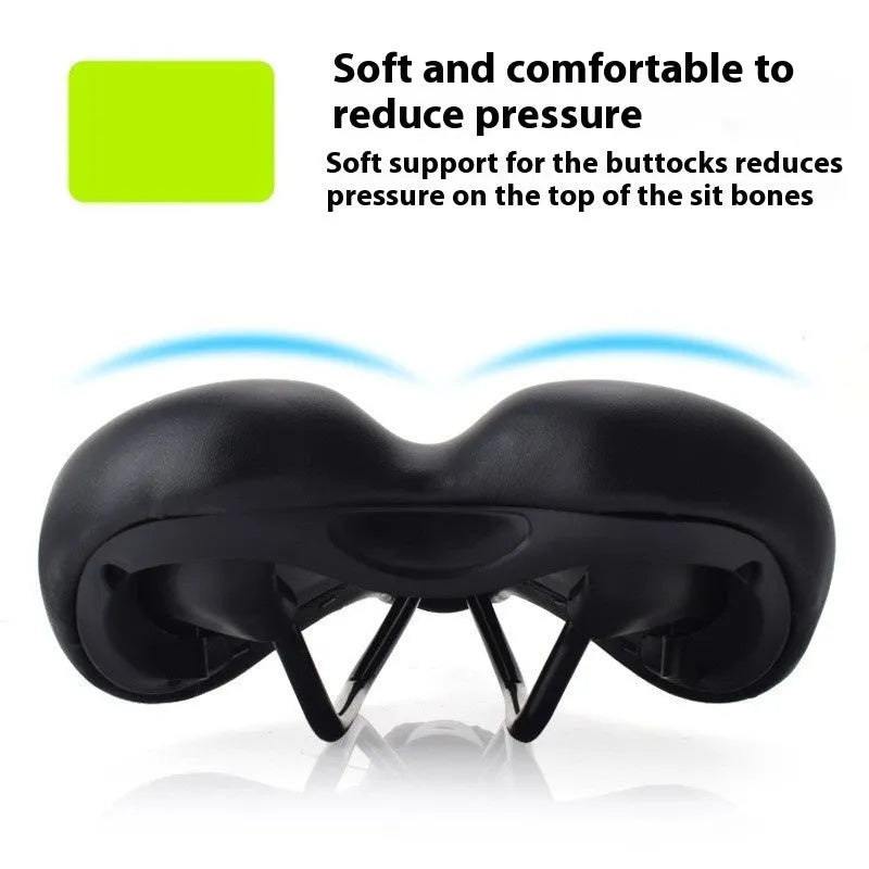 Bicycle seat cushion made from PU leather in colour 3147 hollow cushion, shown with dimensions 270mm by 180mm.