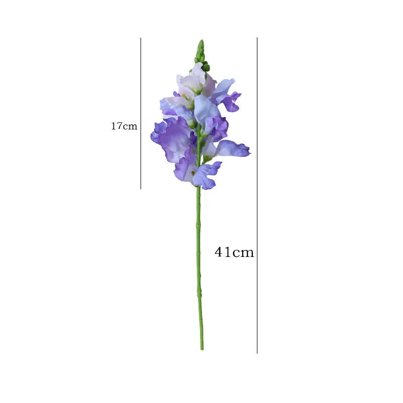 Plastic wind chime flower decoration in rose red, pink, purple, or white, made with silk flower material for wedding, photo, or home dress use.