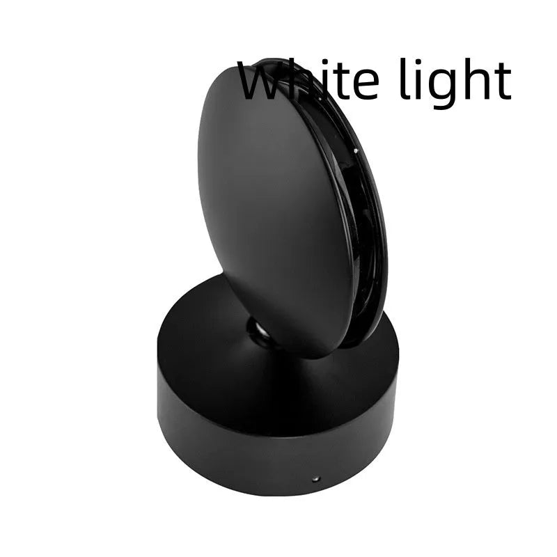 360-degree rotating linear light with RGB remote control in black shell for exhibition display