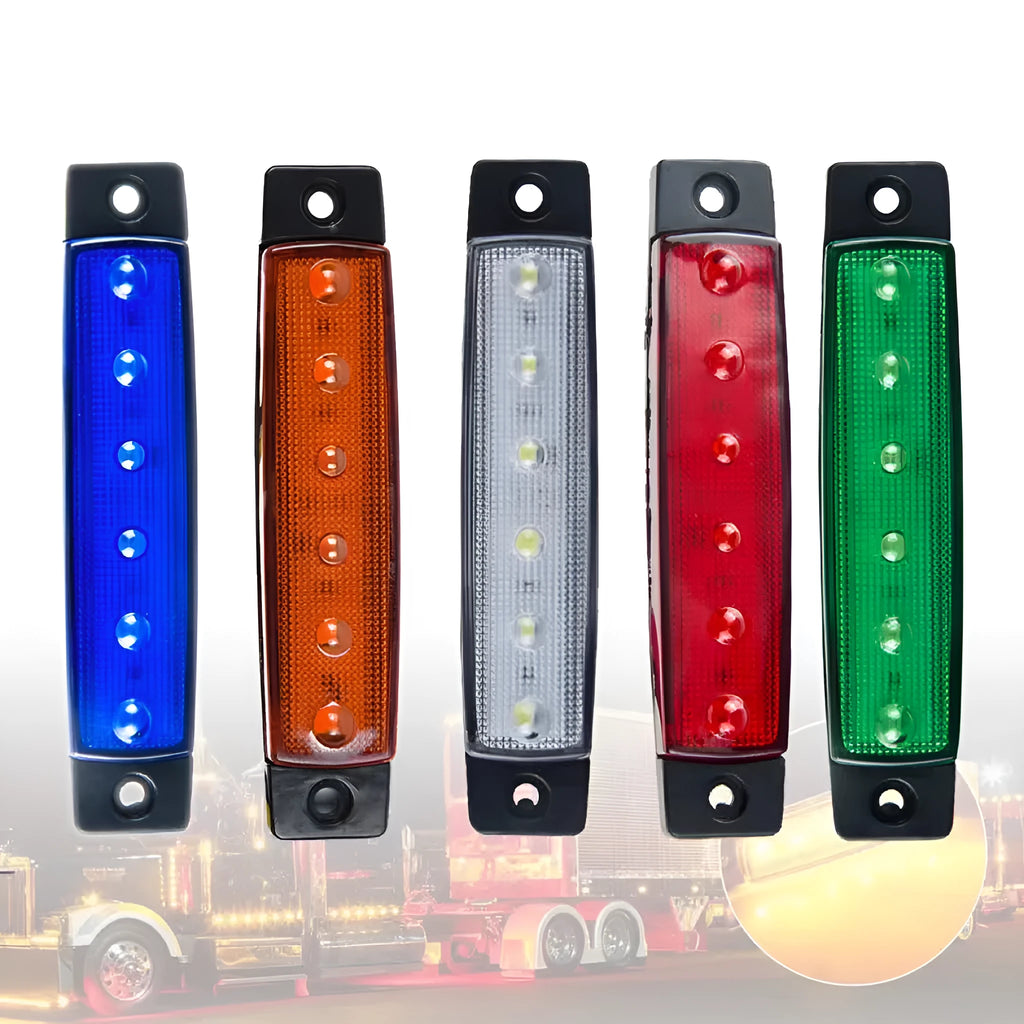 Trailer side warning light in choice of five colours for vehicle modification