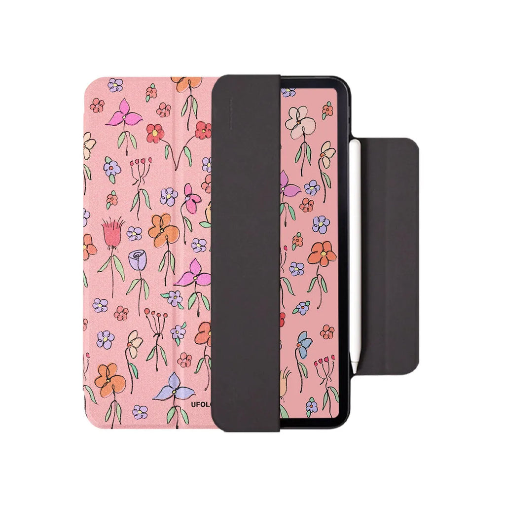 Flat polyurethane protective shell with magnetic clip for 10.9-inch iPad Air 4 and Air 5 tablets.