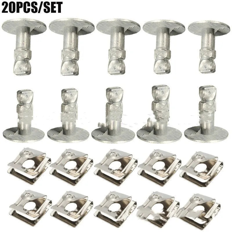 Set of 20 universal lower screws for Audi Volkswagen engine transmission cover.