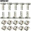 Set of 20 universal lower screws for Audi Volkswagen engine transmission cover.