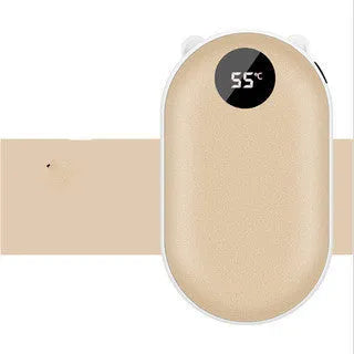 Rechargeable mini hand warmer with integrated 5200mAh power bank in multiple colour options