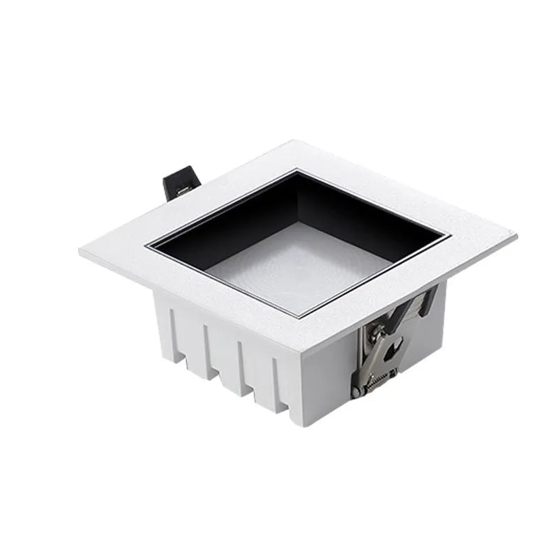 Ultra-thin square LED downlight with aluminium shell for ceiling grid installation