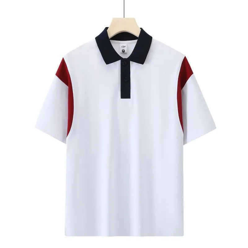 Raglan short sleeve cotton top loose fit in black red dark green colours