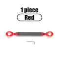 Red and black T6 aluminium alloy carbon fiber motorcycle balance bar handlebar with CNC anodic oxidation finish