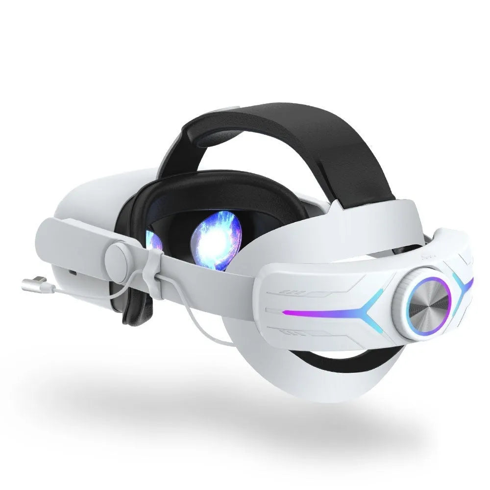 Ammonium Bicarbonate VR charging headset 8000 mAh in Elite Color, ABS handheld design on white background