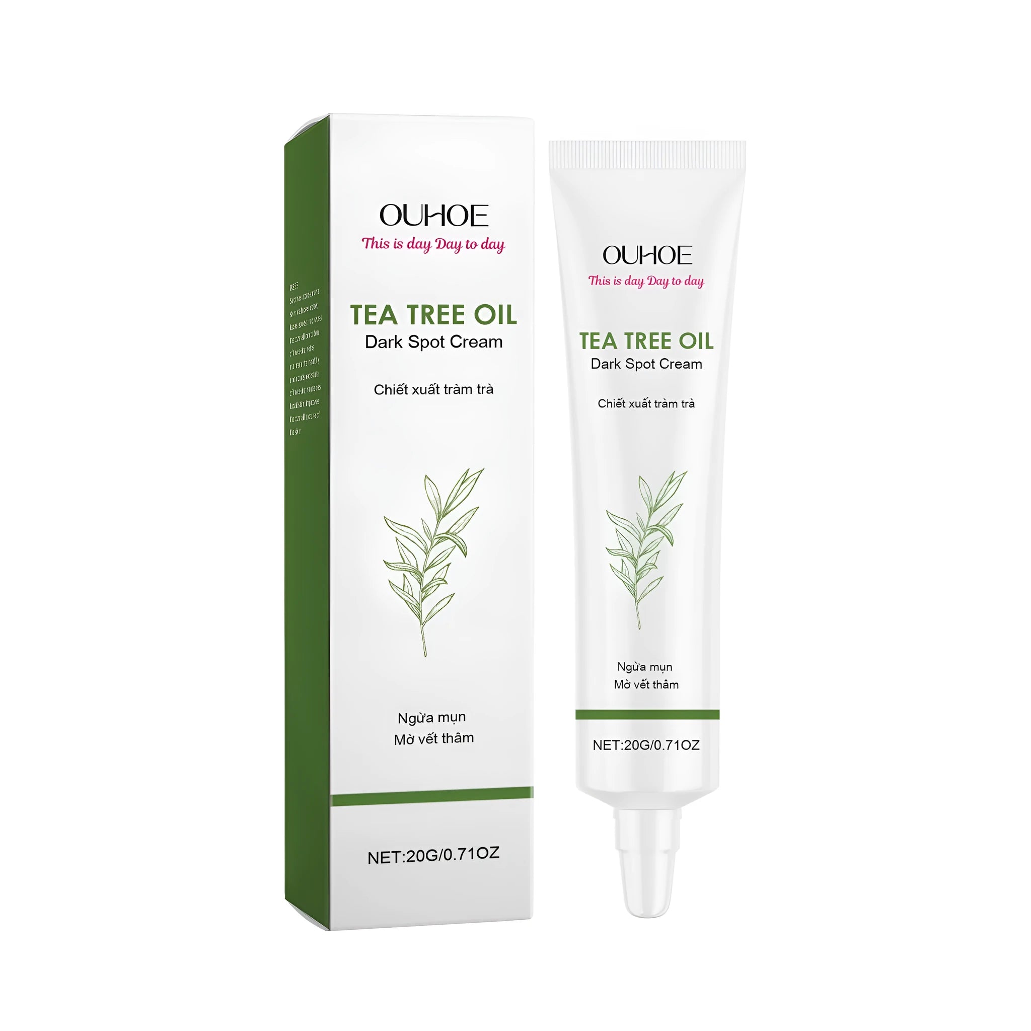20g tube of tea tree facial cream with nicotinamide and salicylic acid