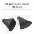 Two black ABS plastic storage boxes designed for Tesla Model Y front door pockets.