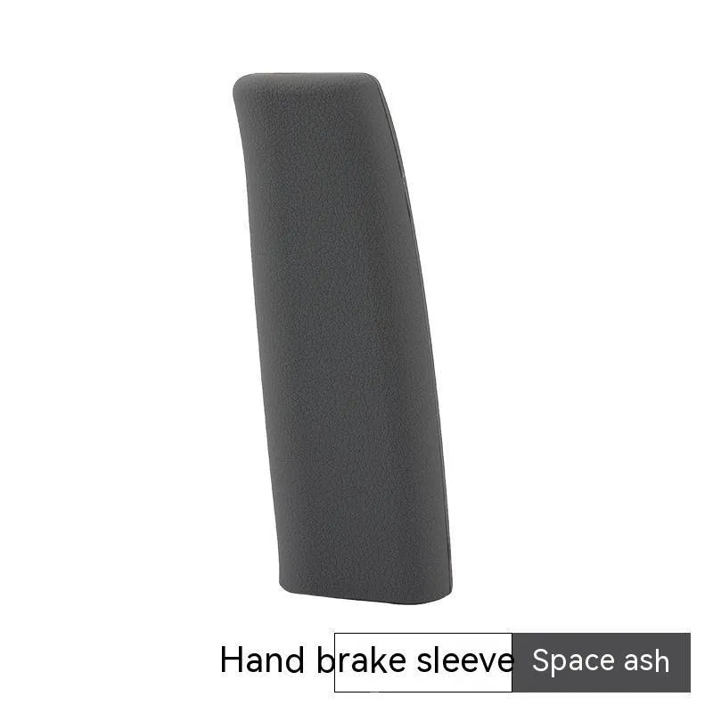Silicone handbrake sleeve for cars in black, grey, beige, red and blue colours