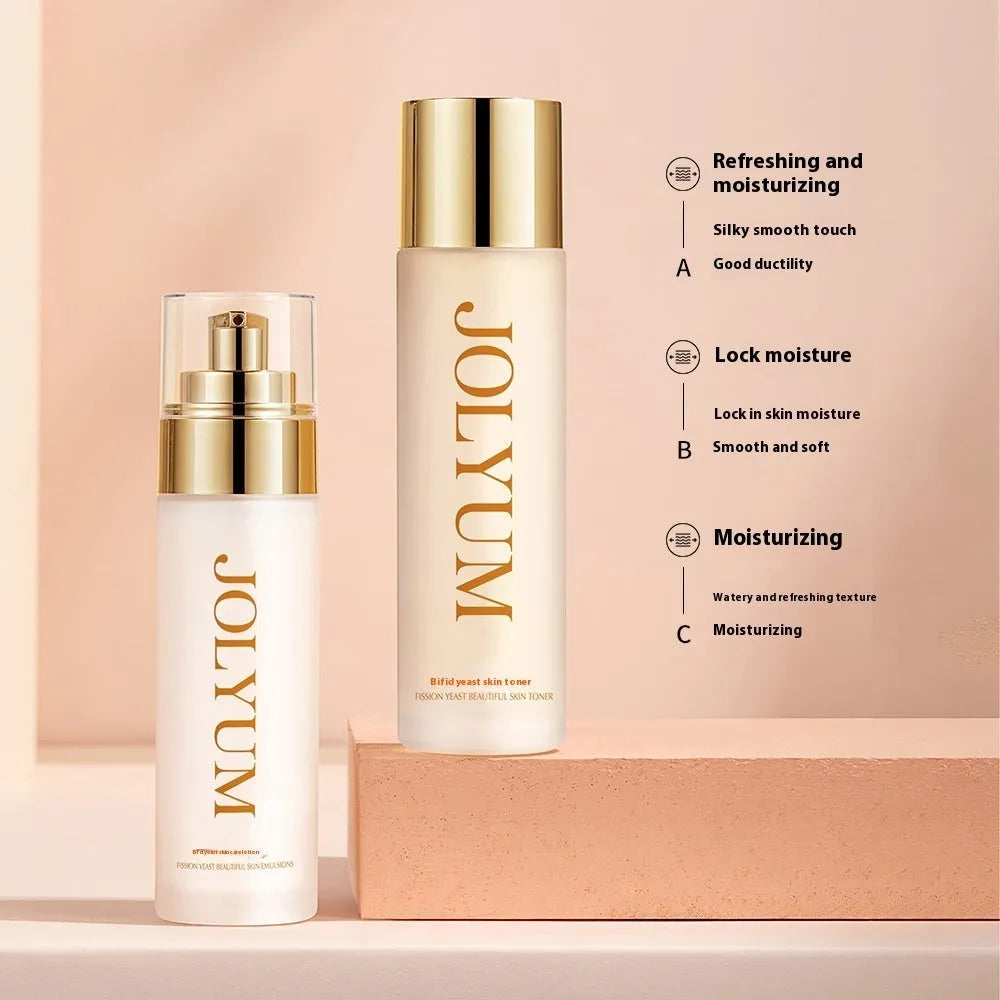 Hydrating water bank essence toner and lotion set with bifid yeast 120ml and 80ml