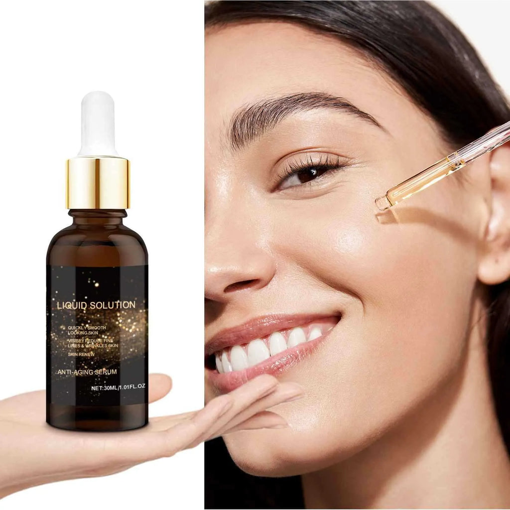 30 ml bottle of facial moisturiser with hyaluronic acid and glycerin for delicate skin
