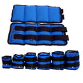 Pair of legging sandbags for track and field running training with adjustable weights