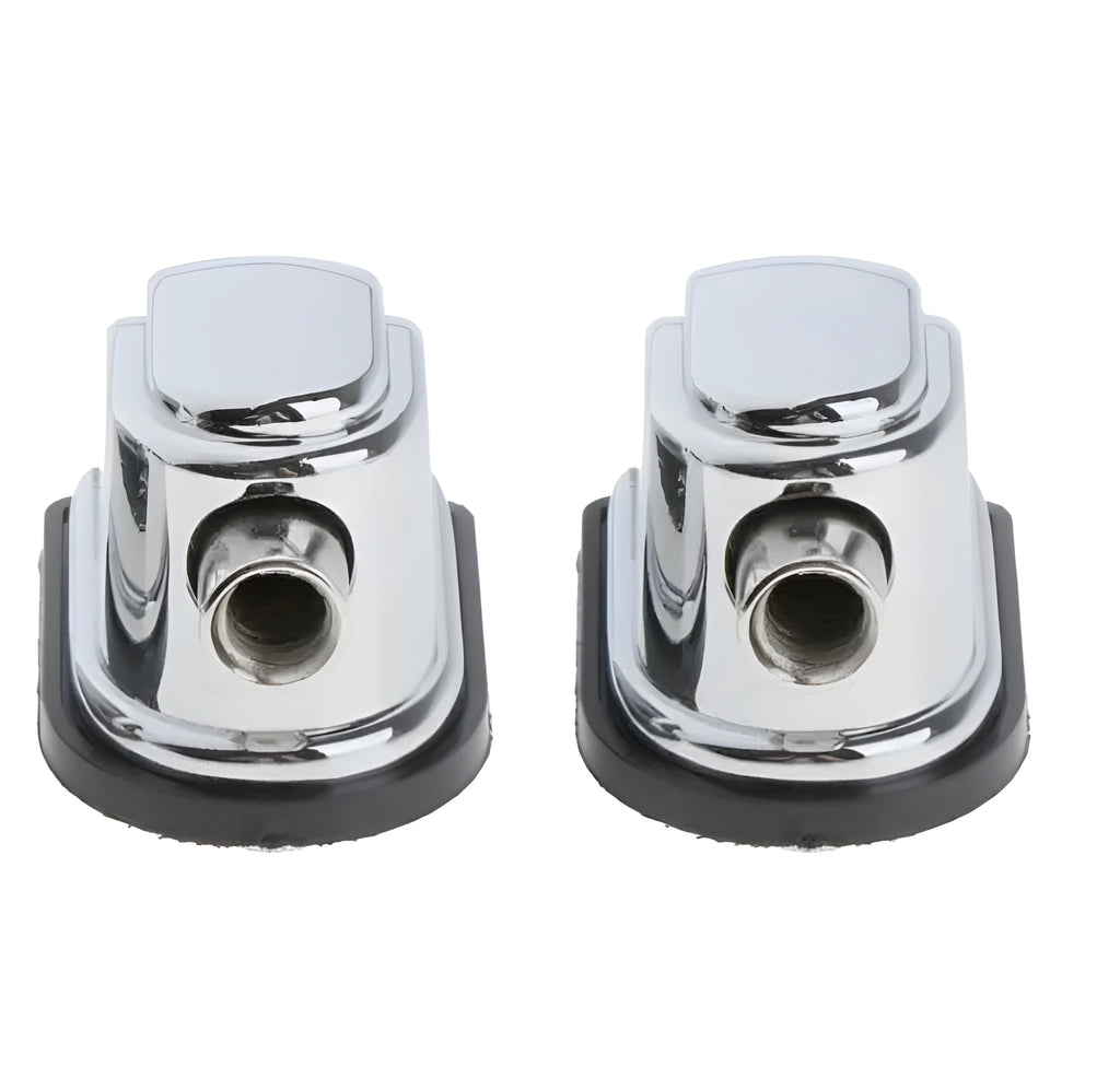 Laimi Drum Ear silver thick material stable adjustable drum set accessory on a wooden surface