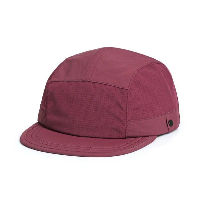 Dome crown sun hat in army green with a soft internal tongue cap for forehead cushioning.