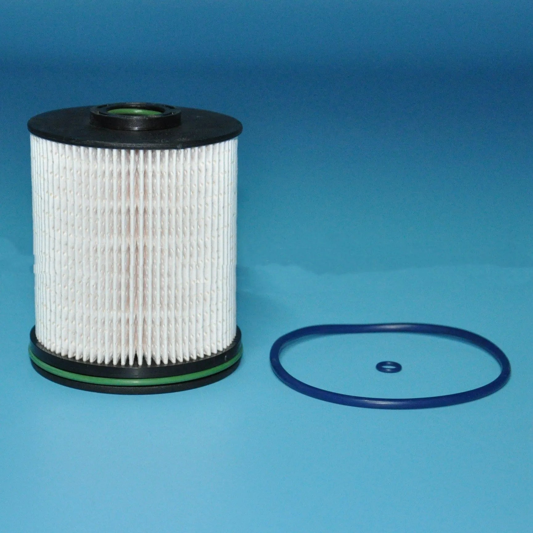 Diesel fuel filter element with gasket for Vauxhall Opel Astra K models showing 106mm height