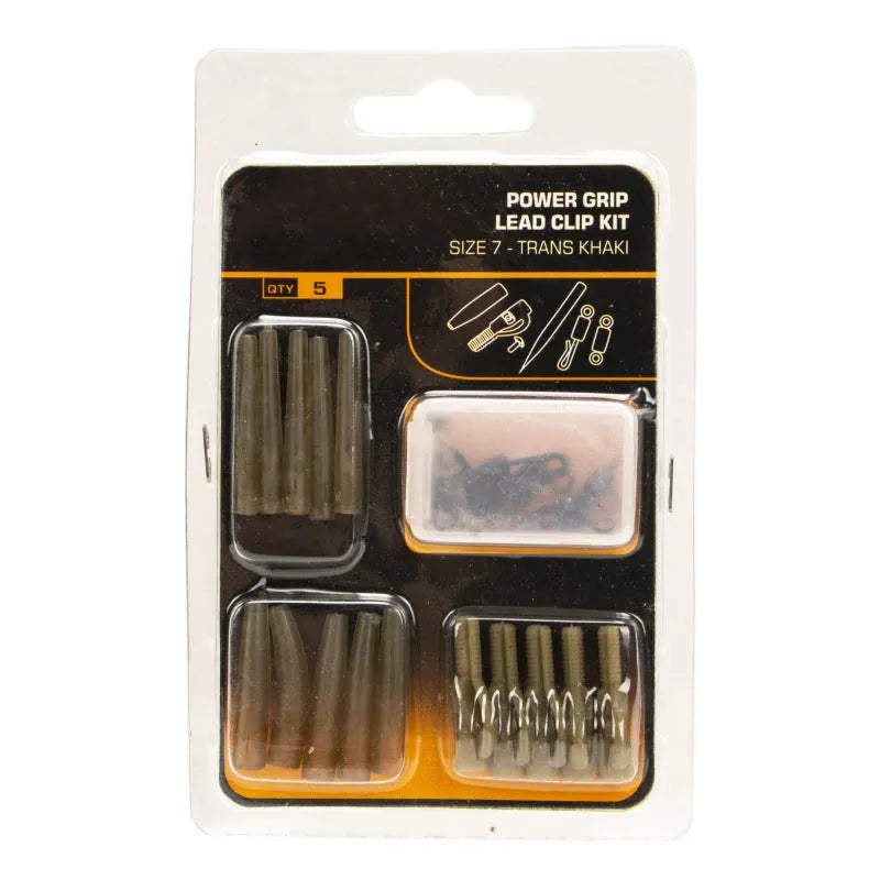 30 piece European carp fishing accessory set with anti-winding tubes, threaded hoses, rotation devices, and screws