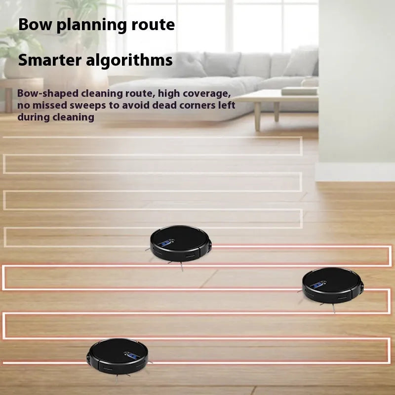 Black or white automatic sweeping robot vacuum cleaner with remote control for floor cleaning