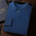 Men's loose solid colour cashmere style pullover jumper in milk camel, spearmint or flower blue, sizes S to XXXL