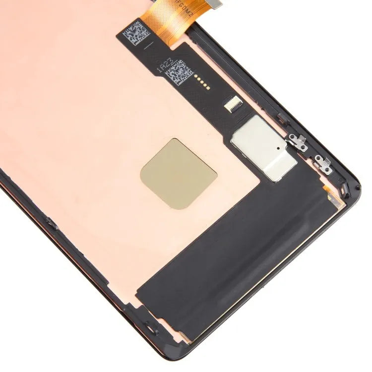 OLED LCD touch screen assembly with frame for Google Pixel 7 Pro GP4BC GE2AE, 700x920 resolution, with toolkit